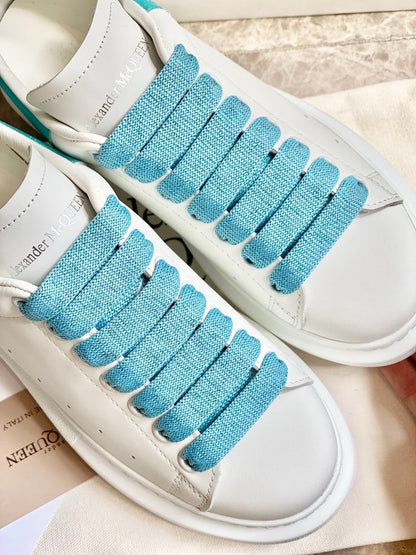 ALEXANDER MCQUEEN BIANCHE E TURCHESE