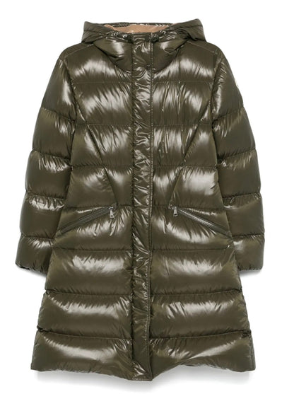 GUBBINO MONCLER DONNA LUNGO VERDE