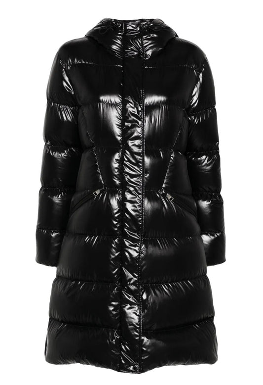 GUBBINO MONCLER DONNA NERO LUNGO