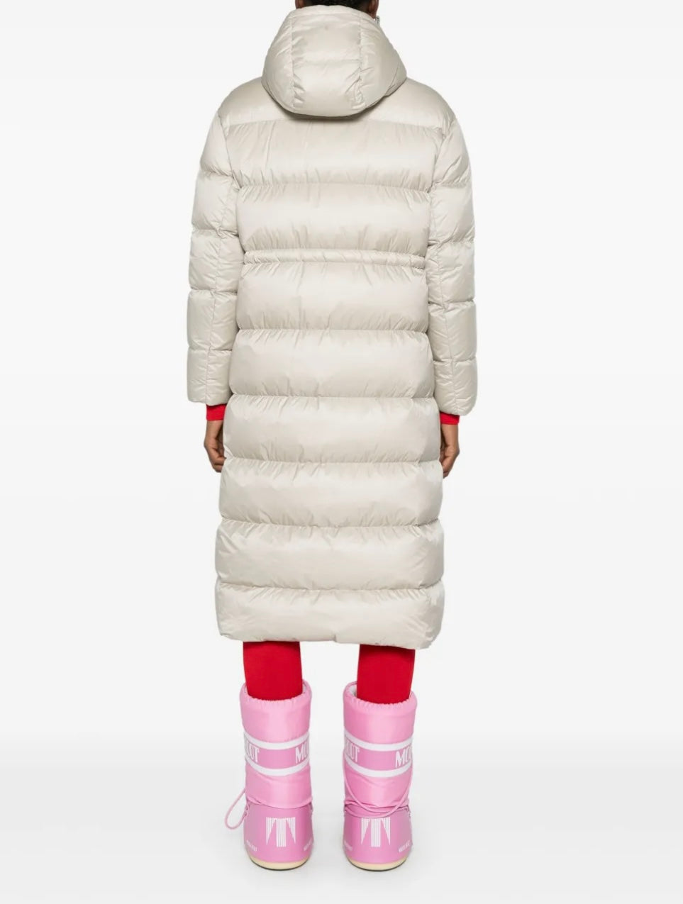 GUBBINO MONCLER DONNA LUNGO BIANCO